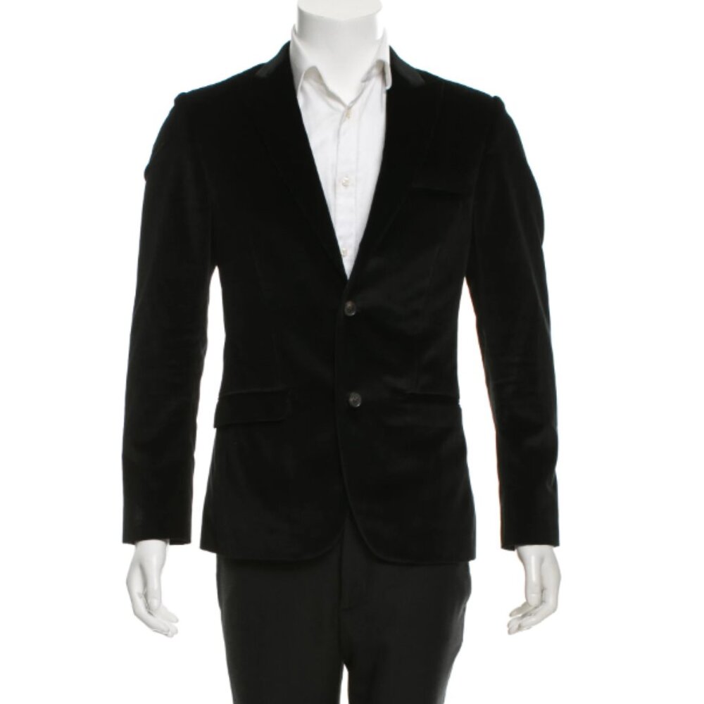 Calvin Klein Collection Men's Velour Blazer Jacket. S | US36 IT46
